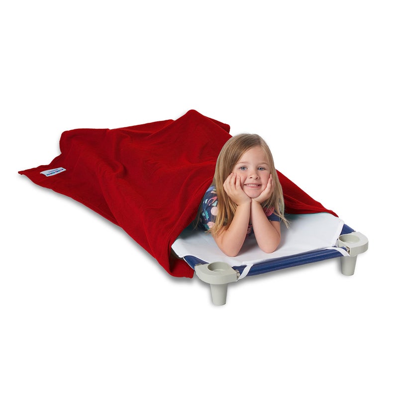 ROLLEE POLLEE Northwest Red Sleeping Bag for Kids - Super Soft Anti-Pill Fleece Blanket, Single - Cozy Nap Time Solution for Children, 36" x 48" - Image 1